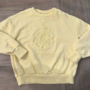 Mini Rodini Unisex Yellow Crewneck | 9-11Y